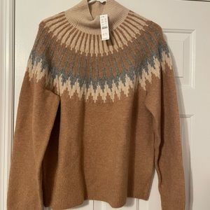 NWT J Crew pull over sweater size large